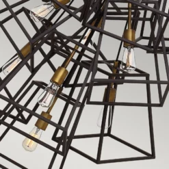 Lámpara de araña Fulton, 13 luces