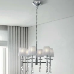 Lámpara de araña Lilja 6 luces