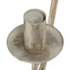 Lámpara de araña Malbo, oro blanco, metal, 8 luces, E14