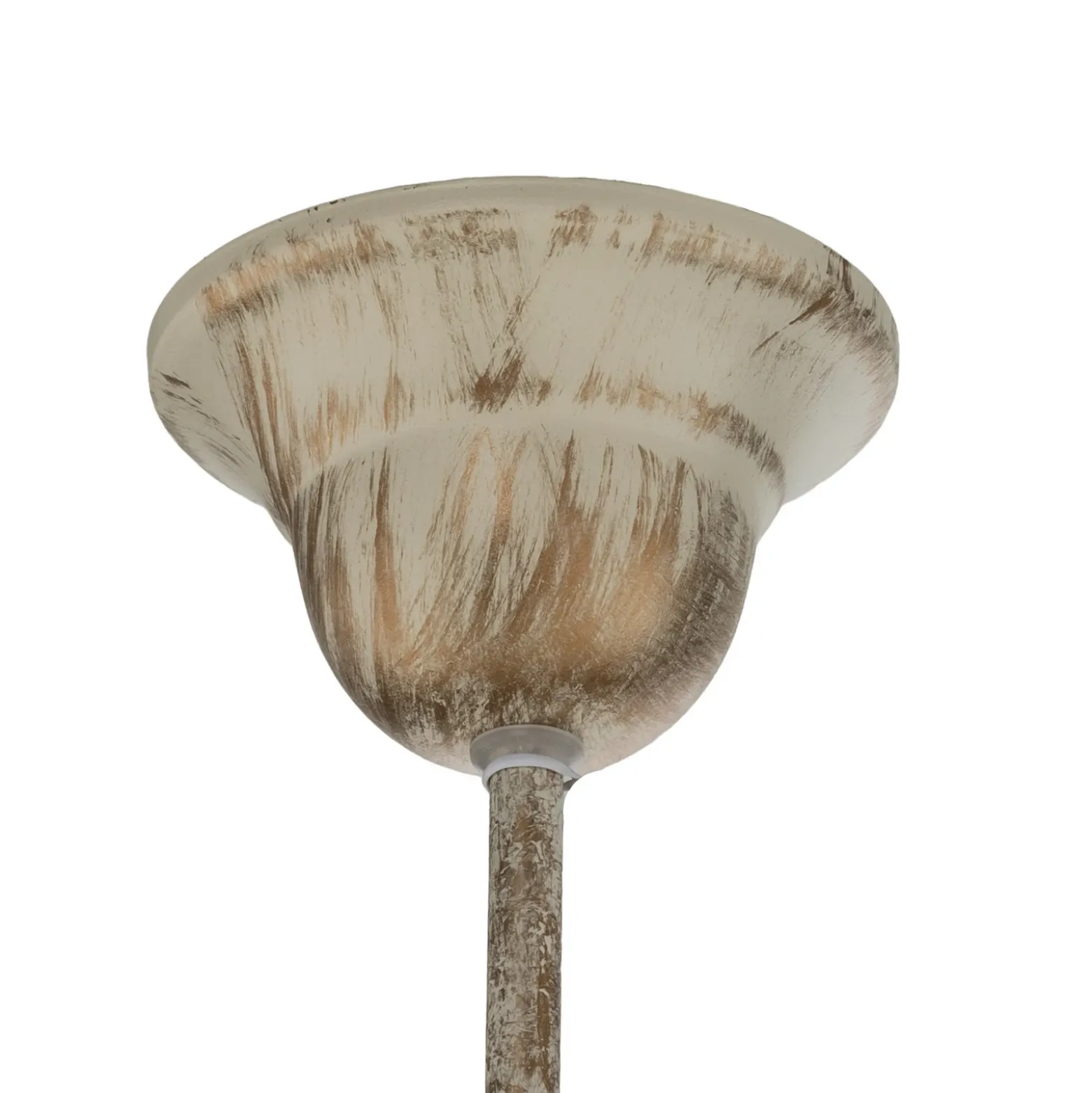 Lámpara de araña Malbo, oro blanco, metal, 8 luces, E14