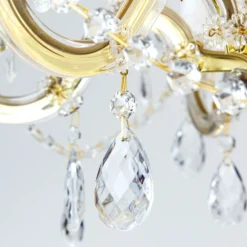 Lámpara de araña Marie Claire de cristal con 9 luces