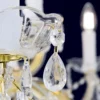 Lámpara de araña Marie Claire de cristal con 15 luces