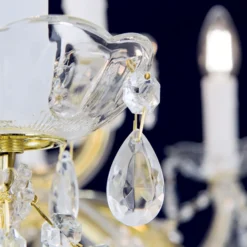 Lámpara de araña Marie Claire de cristal con 15 luces