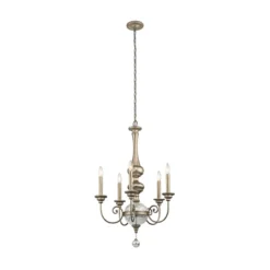 Lámpara de araña Rosalie 5 luces Ø 61 cm