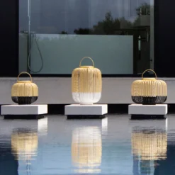 Lámpara decorativa Forestier Take A Way M, IP20, blanca