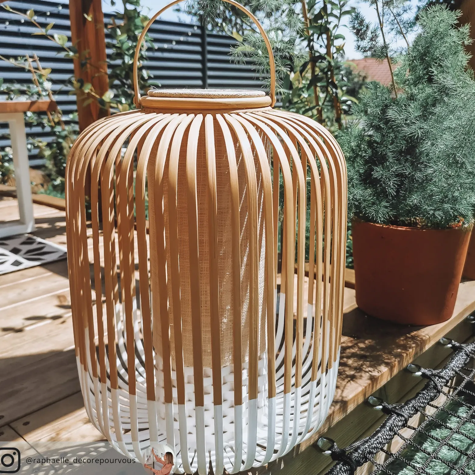 Lámpara decorativa Forestier Take A Way M, IP20, blanca