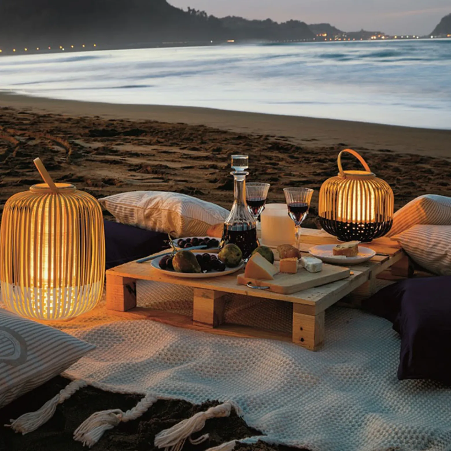 Lámpara decorativa Forestier Take A Way M, IP20, blanca