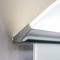 Lámpara de espejo LED Angela plana, IP44, 50 cm