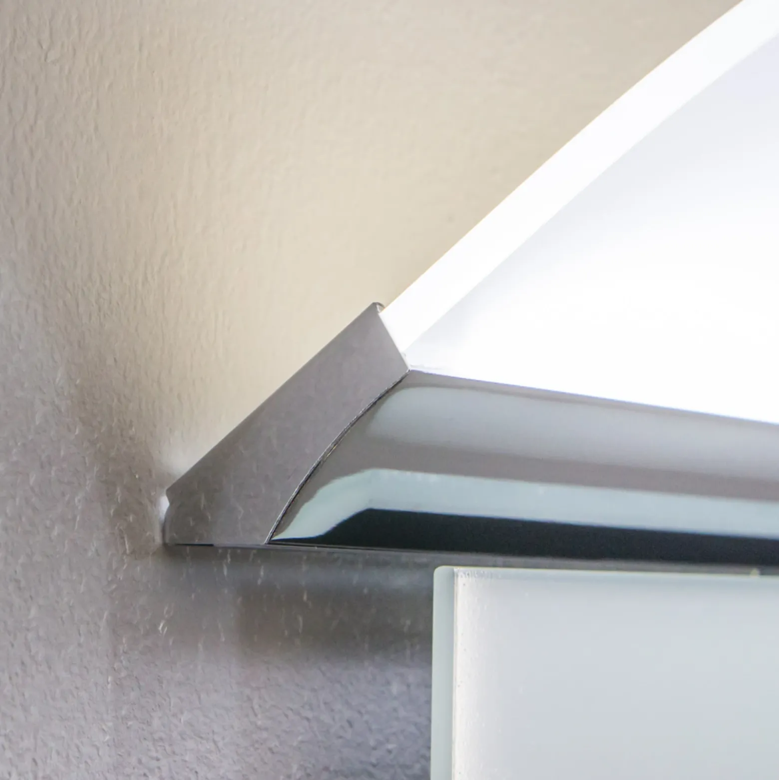Lámpara de espejo LED Angela plana, IP44, 50 cm