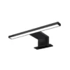 Lámpara de espejo LED Bill, 30 cm de ancho, negro, metal, 4000 K