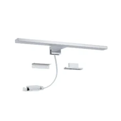 Lámpara de espejo LED Evie de Paulmann, cromada, 40 cm, IP44