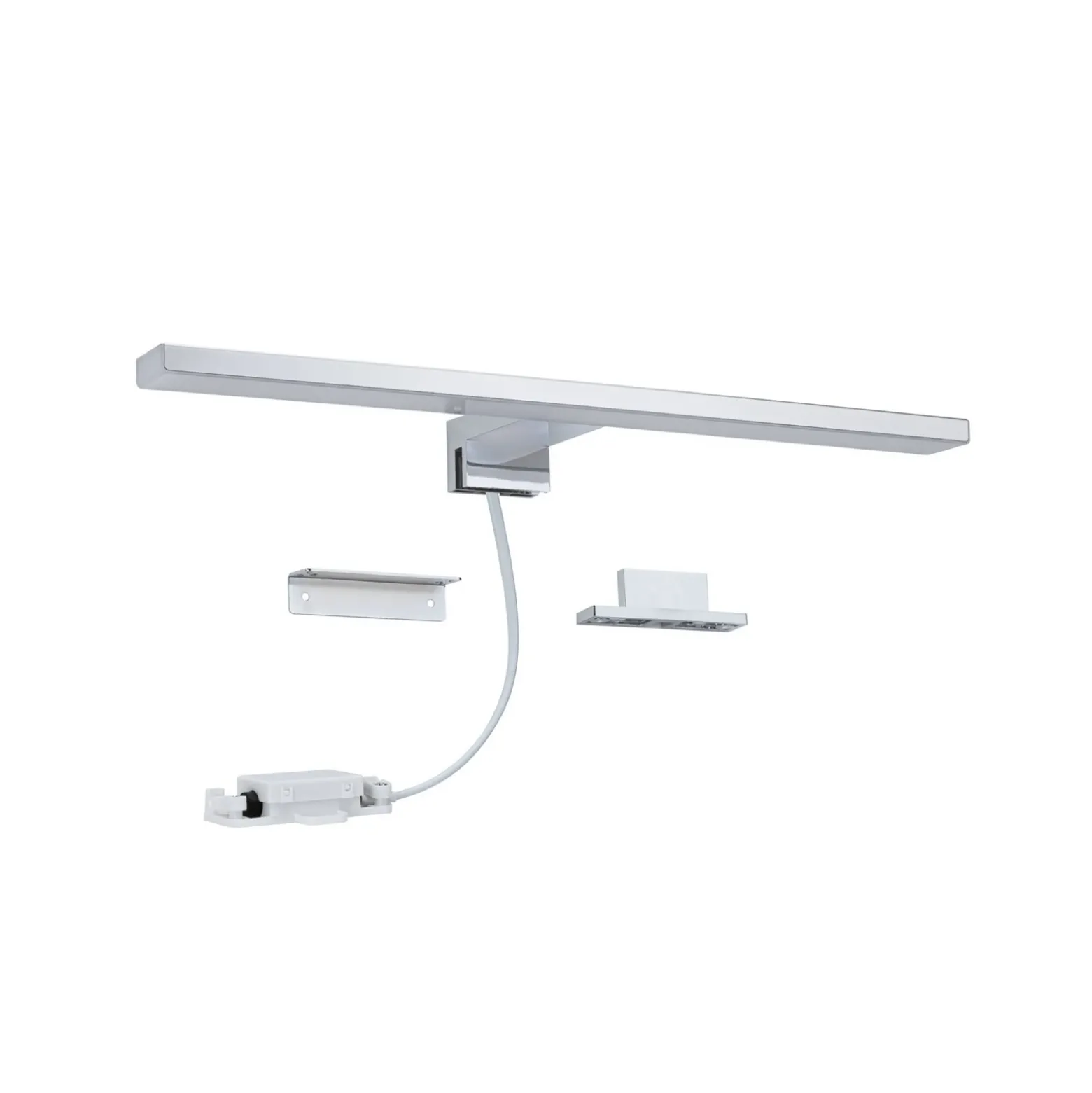 Lámpara de espejo LED Evie de Paulmann, cromada, 40 cm, IP44