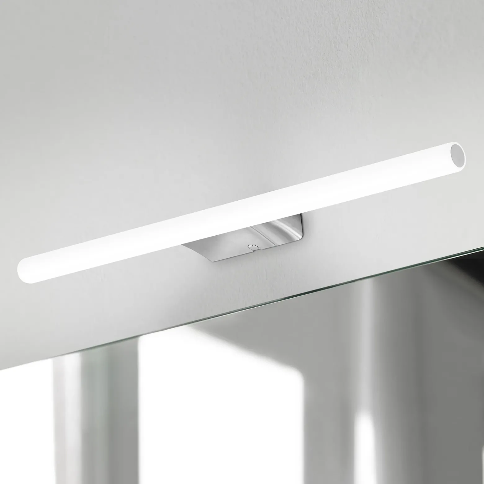 Lámpara de espejo LED Irene, redonda, ancho 50 cm