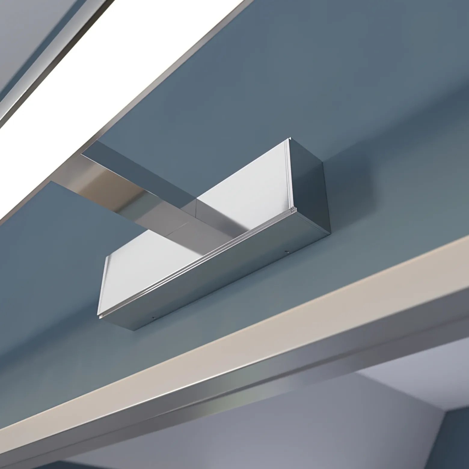 Lámpara de espejo LED Jukka de Lindby, 90 cm, cromo, metal, IP44