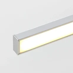 Lámpara de espejo LED Jukka de Lindby, 120 cm, cromo, metal, IP44