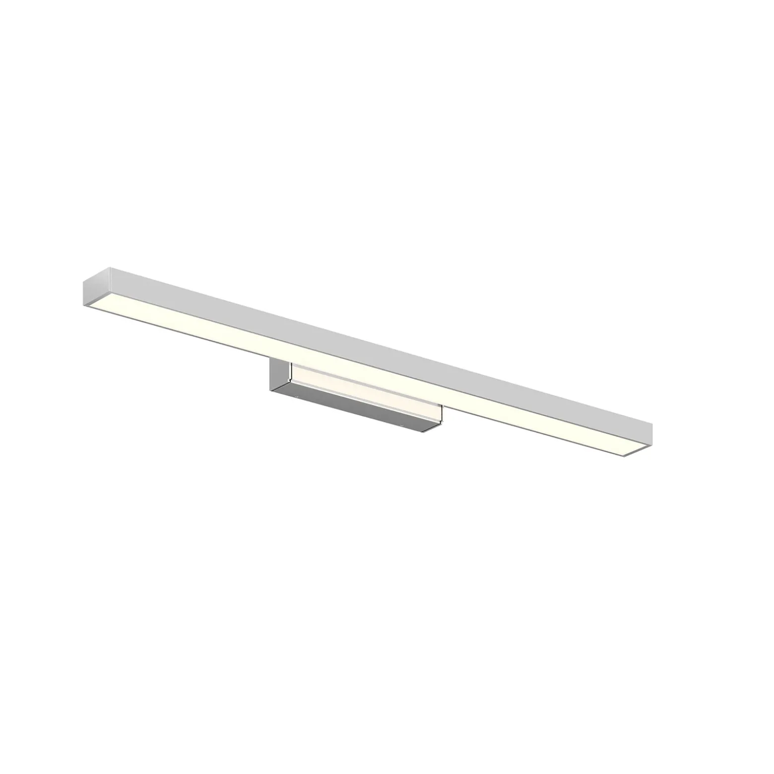 Lámpara de espejo LED Lindby Alenia, 60 cm, cromo, aluminio, IP44