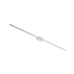 lámpara de espejo LED Lucande Kivana, cromada, metal, 120 cm, IP44