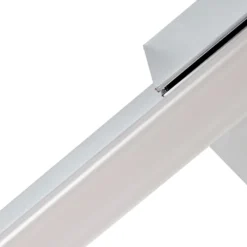 lámpara de espejo LED Lucande Kivana, cromada, metal, 120 cm, IP44