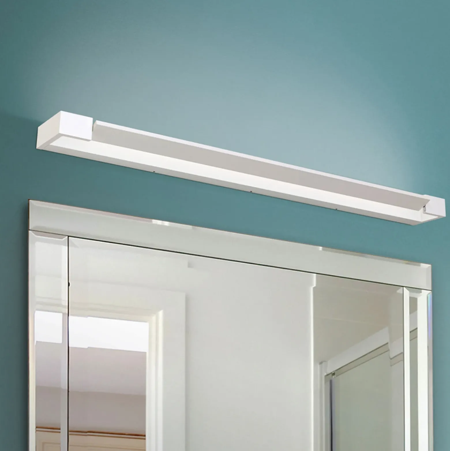 Lámpara de espejo LED Marilyn, blanco, 90 cm