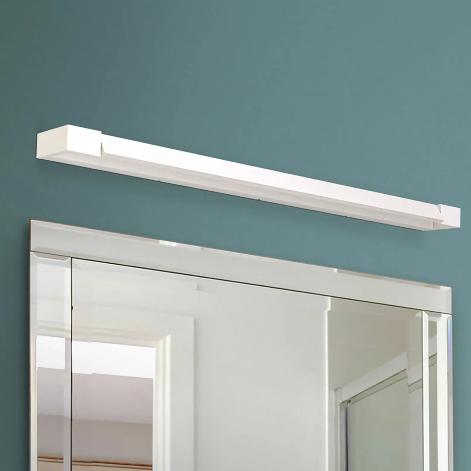 Lámpara de espejo LED Marilyn, blanco, 90 cm