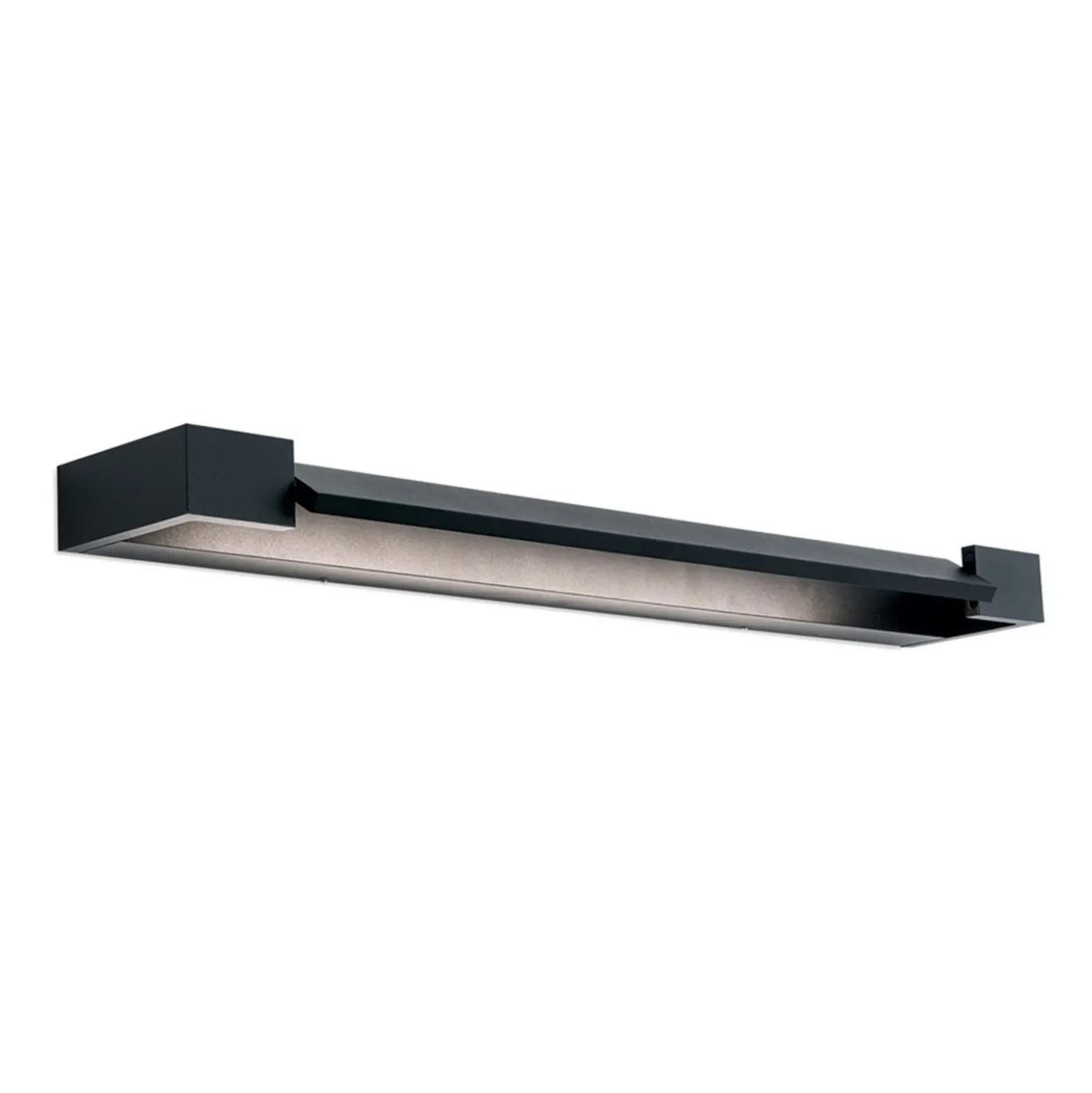 Lámpara de espejo LED Marilyn en negro, ancho 60cm