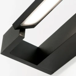 Lámpara de espejo LED Marilyn en negro, ancho 60cm