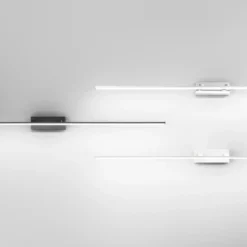Lámpara de espejo LED Nala, cromada, anchura 110 cm, metal