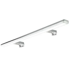 Lámpara de espejo LED Pandora, cromo, ancho 80,8 cm