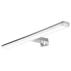 Lámpara de espejo LED Pandora, cromo, anchura 45,8 cm
