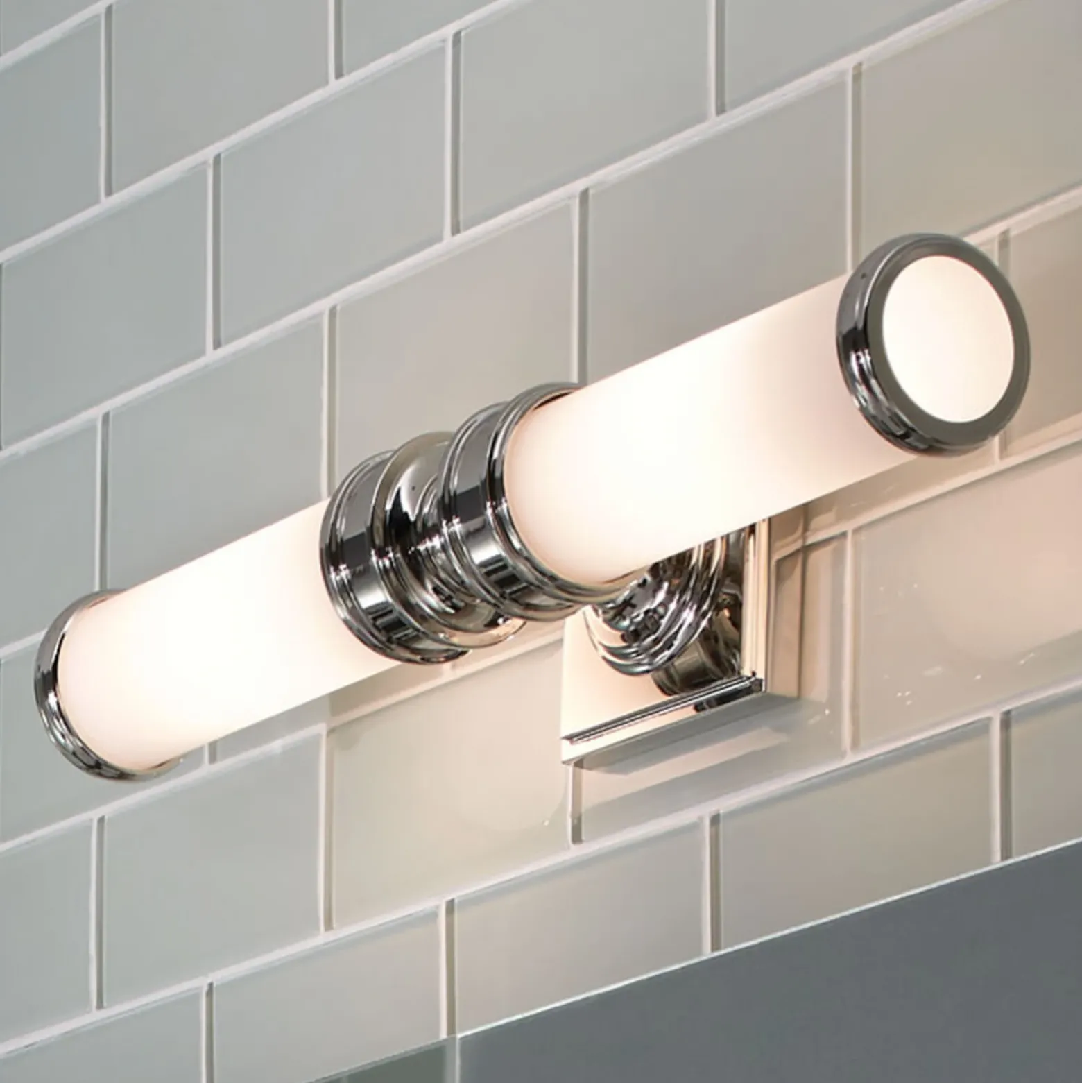 Lámpara de espejo LED Payne de 2 luces.