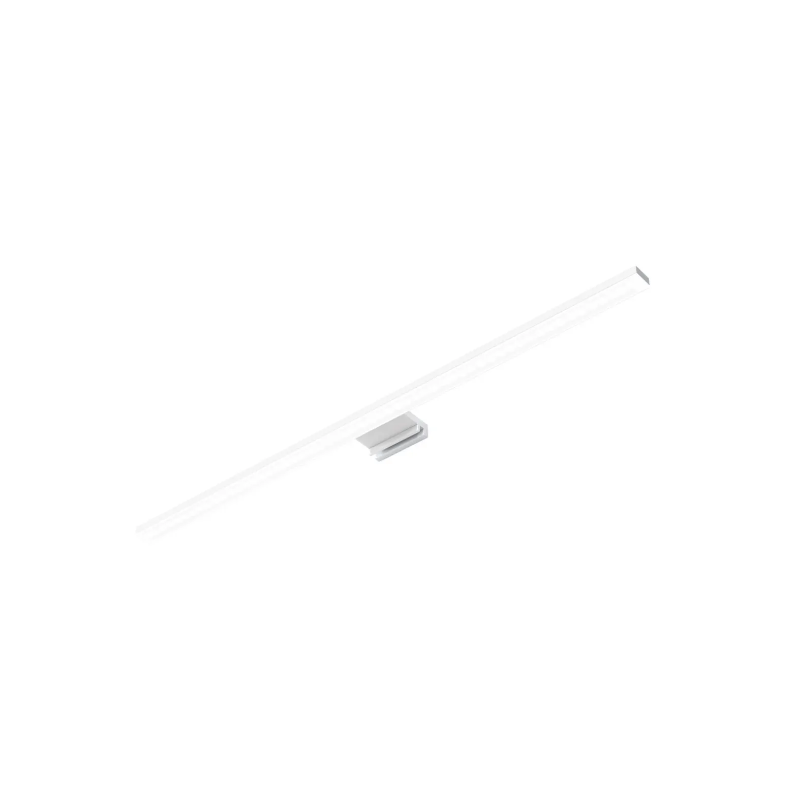 Lámpara de espejo LED Triga, IP44, blanco, 60cm, 3.000K