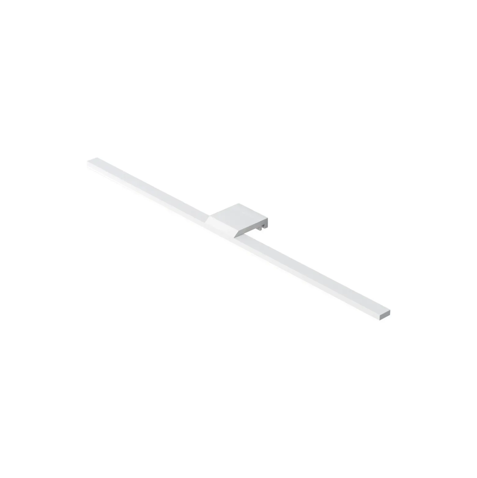 Lámpara de espejo LED Triga, IP44, blanco, 60cm, 4.000K