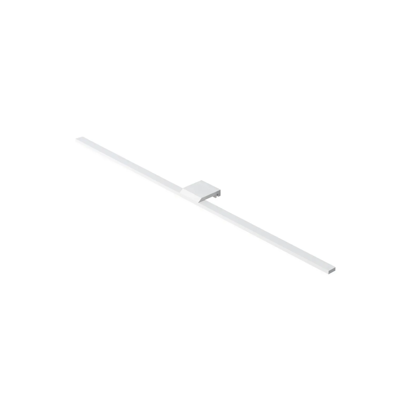 Lámpara de espejo LED Triga, IP44, blanco, 80cm, 4.000K