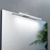 Lámpara de espejo LED Triga IP44, cromo, 40cm, 3.000K