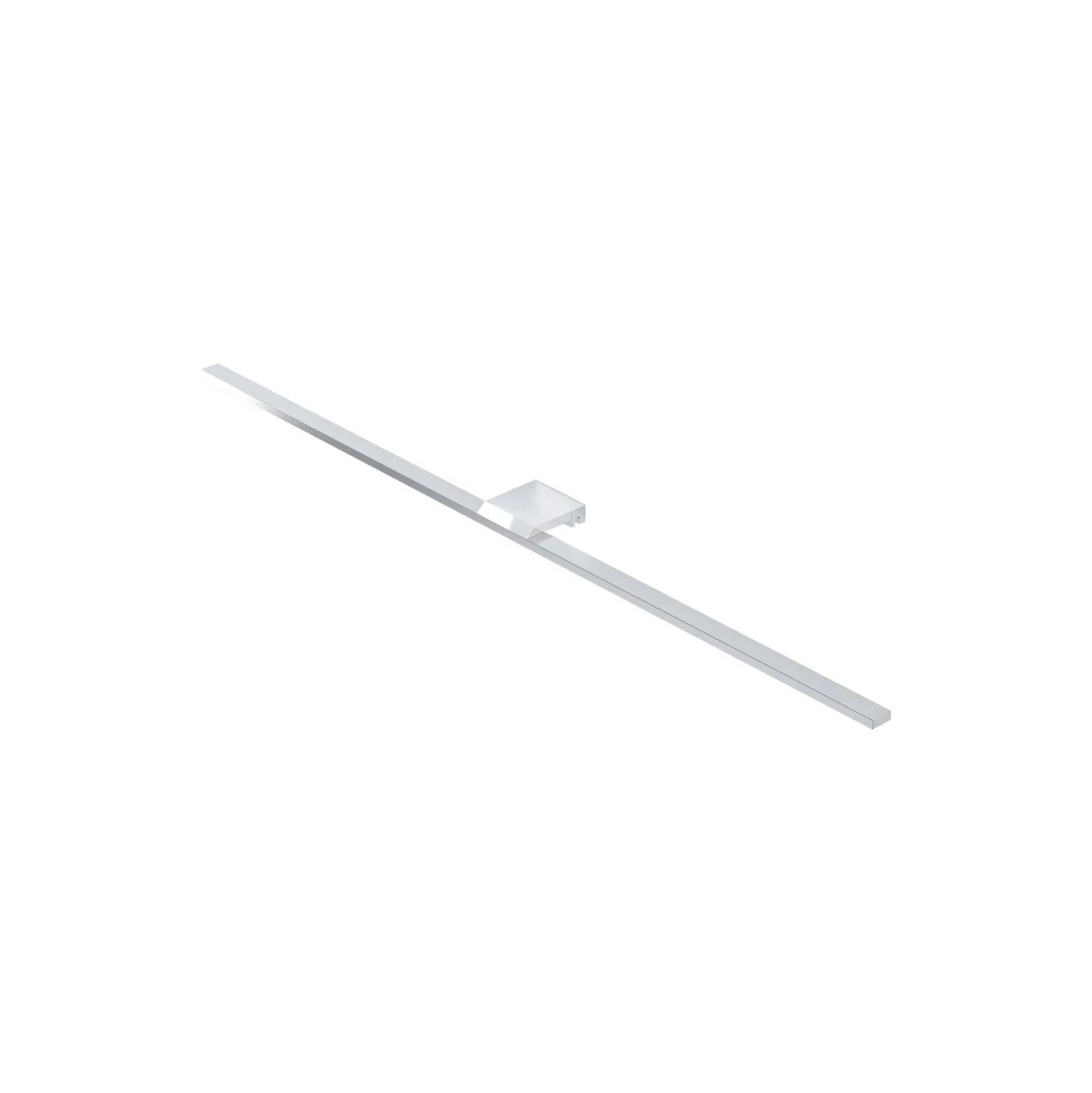 Lámpara de espejo LED Triga IP44, cromo, 80cm, 3.000K
