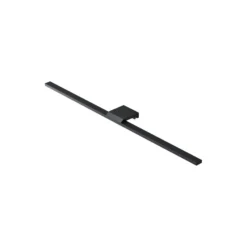 Lámpara de espejo LED Triga IP44 negro 60cm, 3.000K