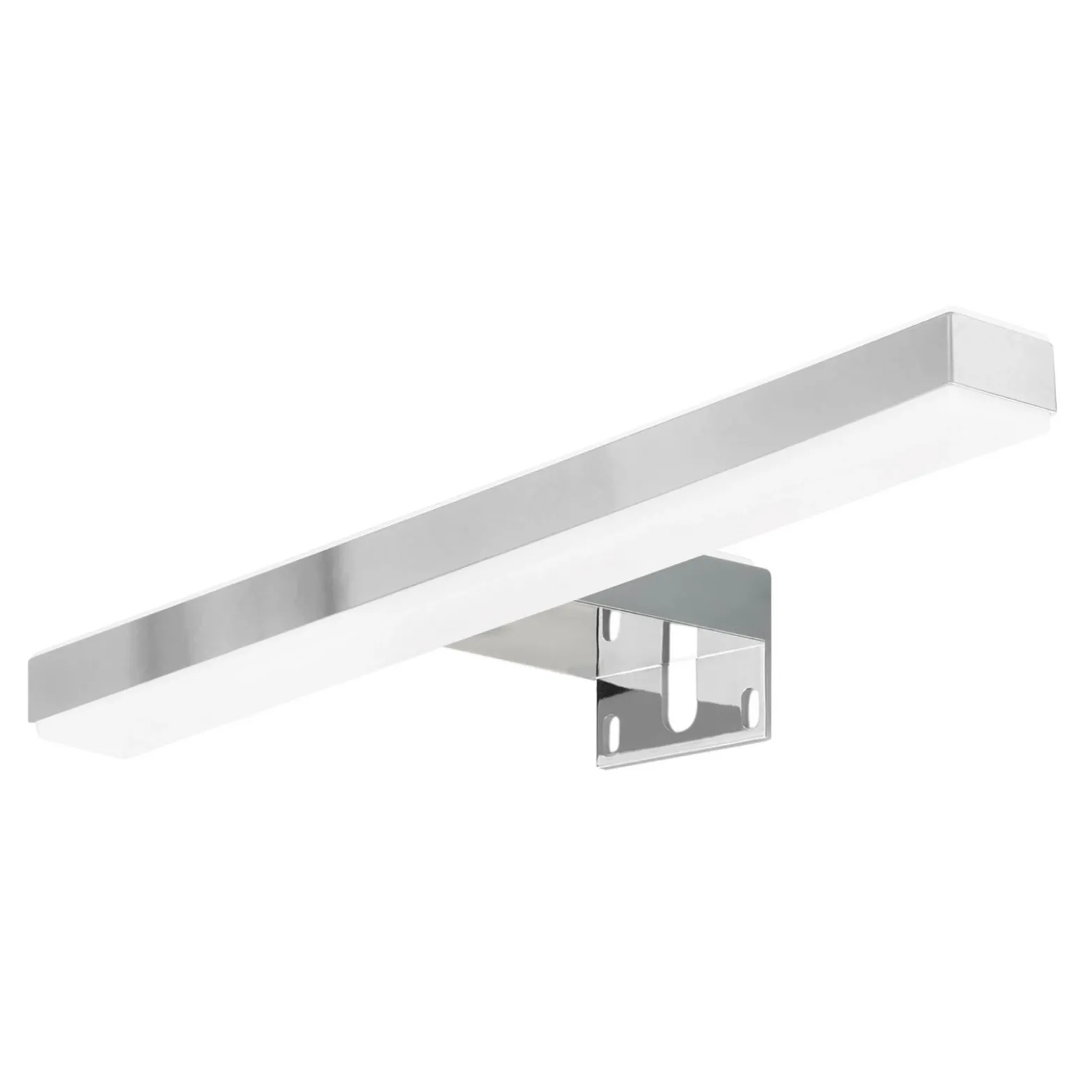 Lámpara de espejo LED Veronica, ancho 30 cm, cromo