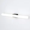 Lámpara de espejo LED Visagist, soporte negro