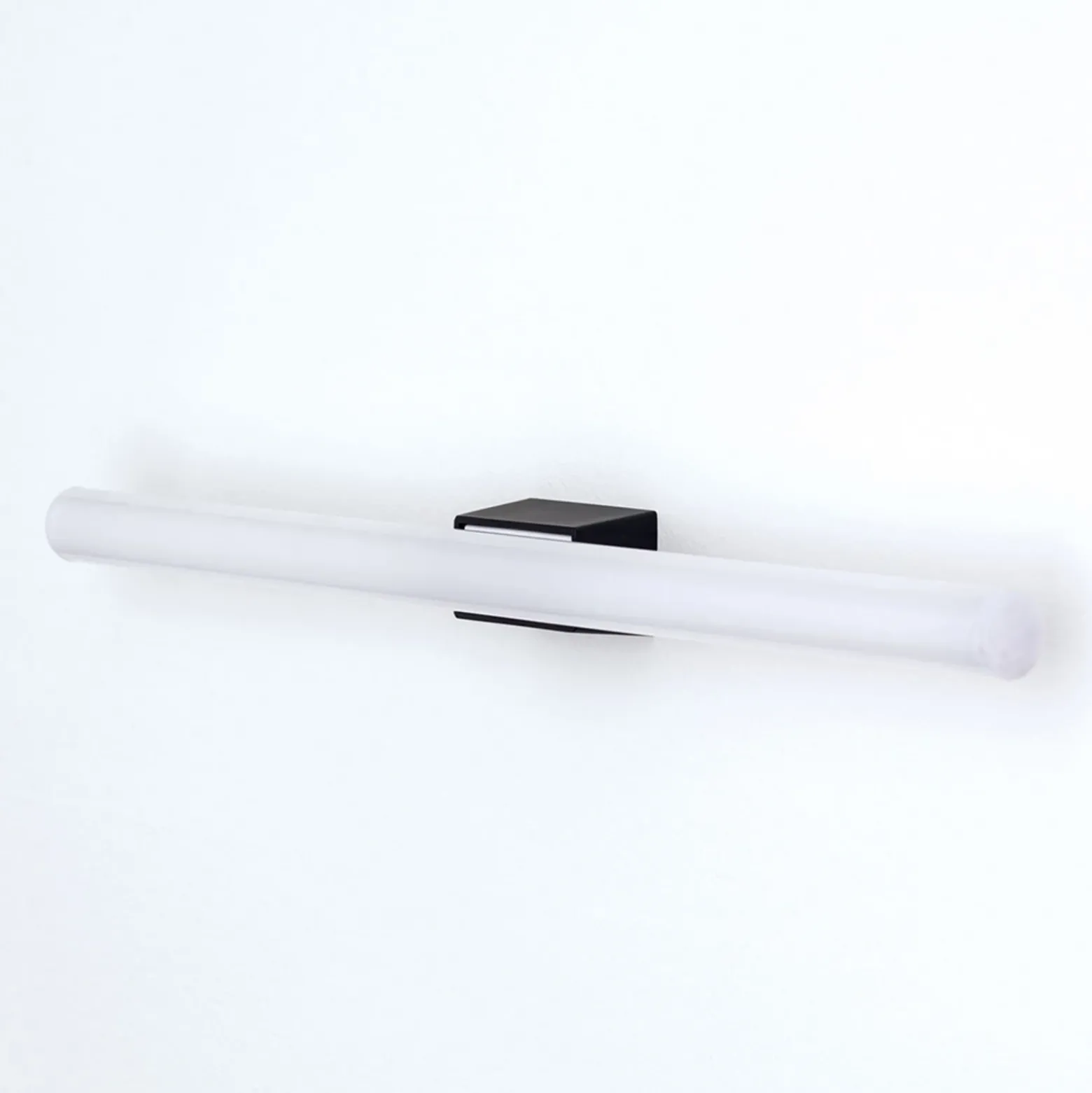 Lámpara de espejo LED Visagist, soporte negro