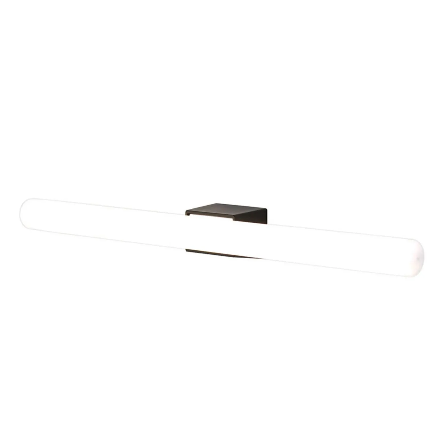 Lámpara de espejo LED Visagist, soporte negro