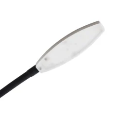 Lámpara de lectura LED Lindby Flexola, níquel, redonda, metal, enchufe