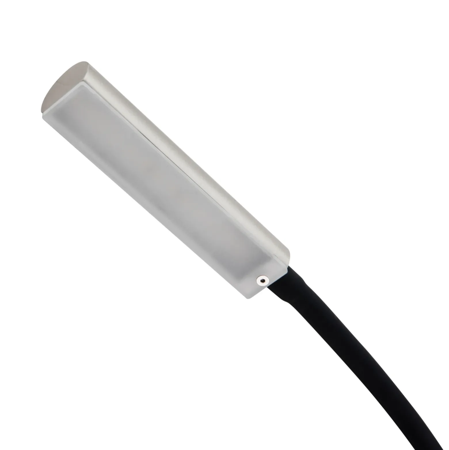 Lámpara de lectura LED Lindby Flexola, níquel, angular, metal, enchufe