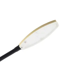 Lámpara de lectura LED Lindby Flexola, dorada, redonda, metal, enchufe