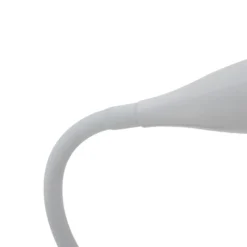 Lámpara de lectura LED Lindby Zayna, blanca, CCT, USB, atenuable, temporizador