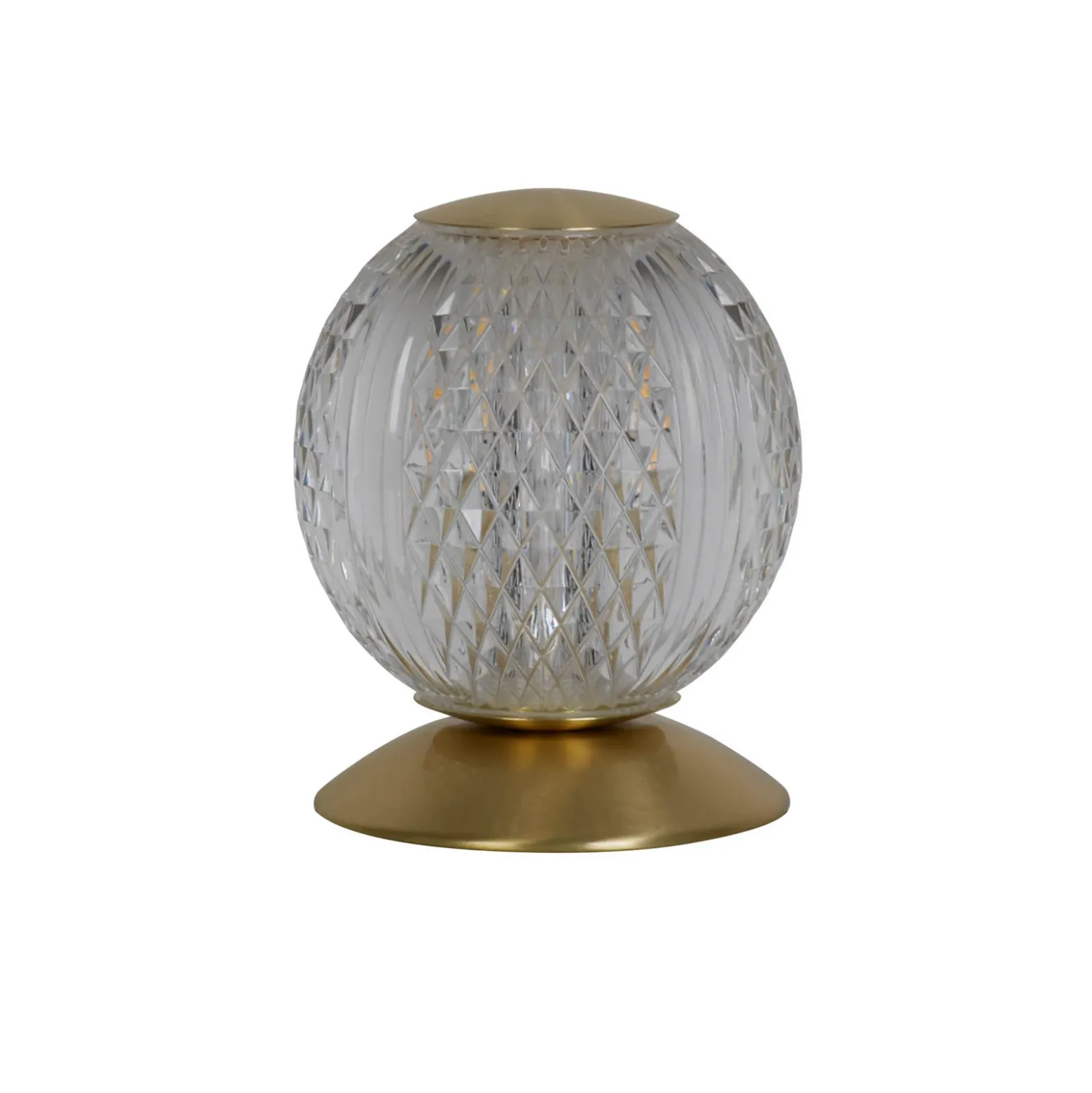 Lámpara de mesa Allure latón, acero, acrílico