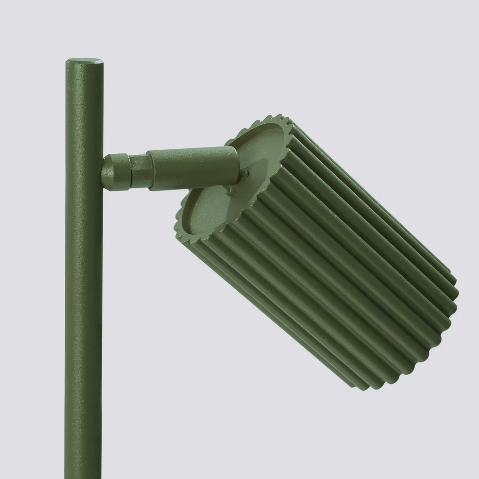 Lámpara de mesa ALORA, altura 43 cm, verde oliva, metal, GU10