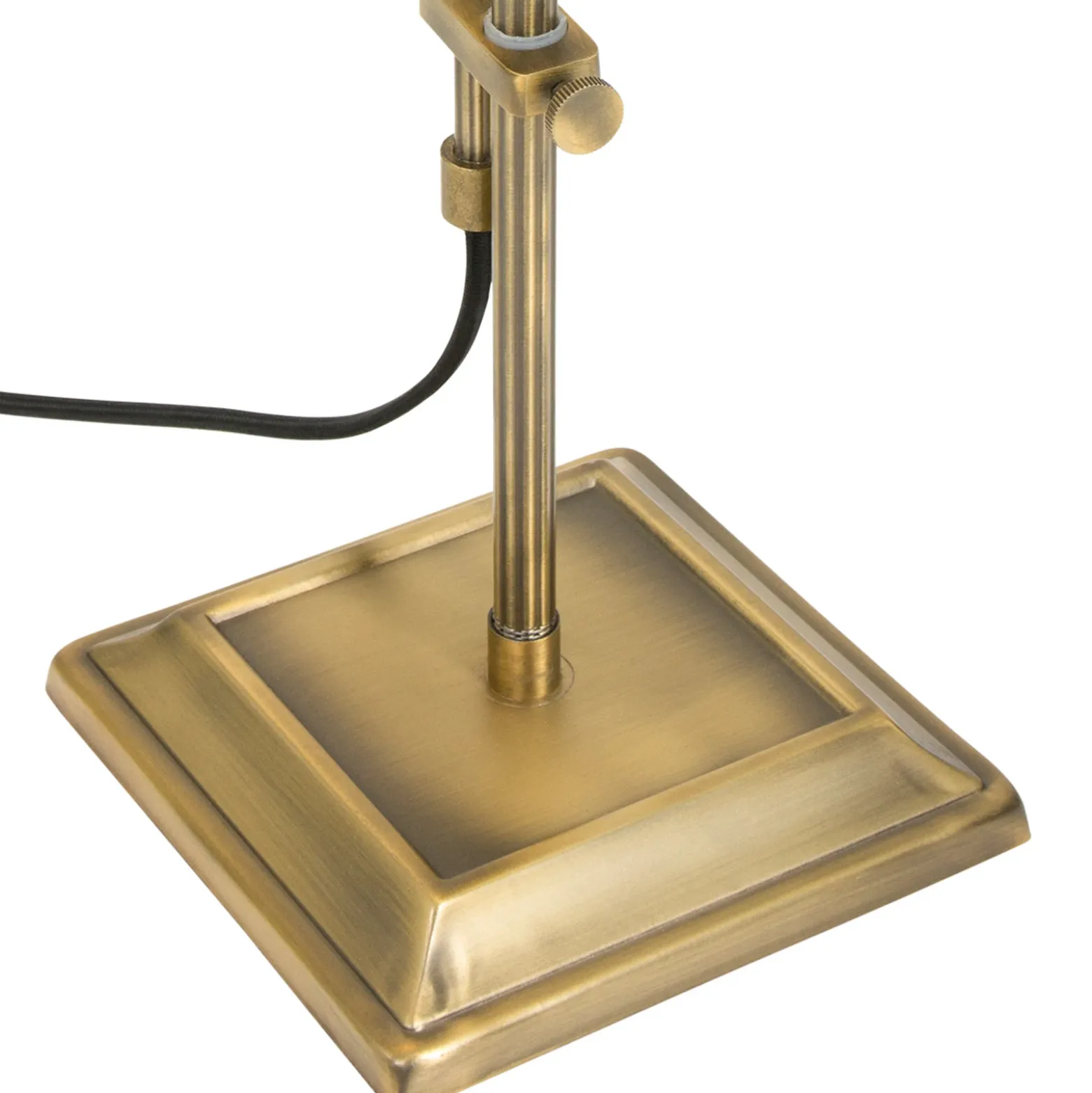 Lámpara de mesa Ancilla ajustable bronce/amarillo
