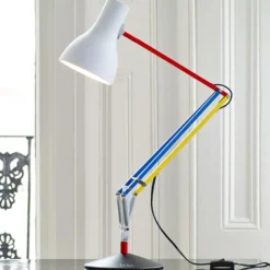 lámpara de mesa Anglepoise Type 75 Mini, blanca, 70 cm