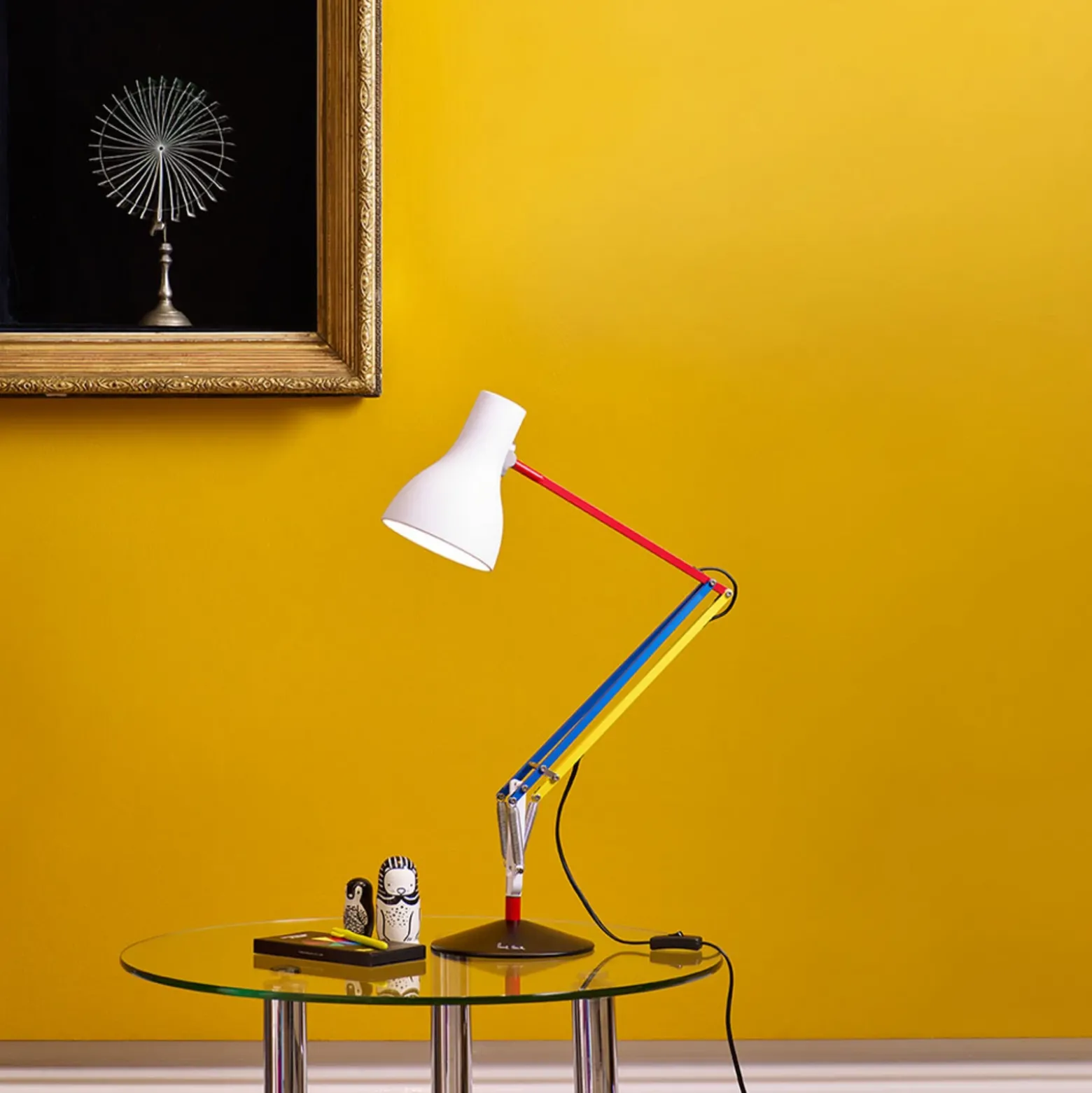 lámpara de mesa Anglepoise Type 75 Mini, blanca, 70 cm