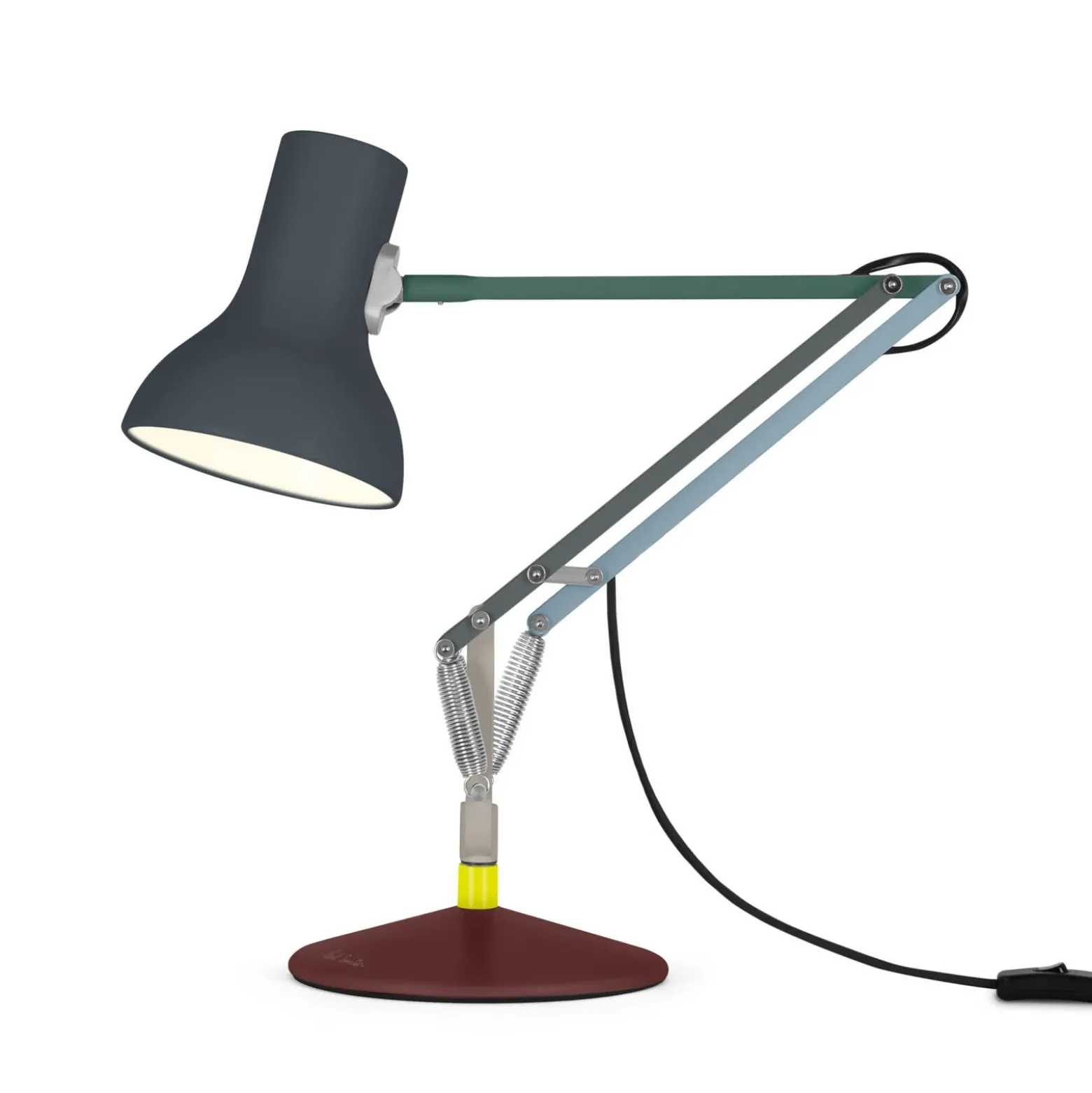 Lámpara de mesa Anglepoise Type 75 Mini, negra, 70 cm
